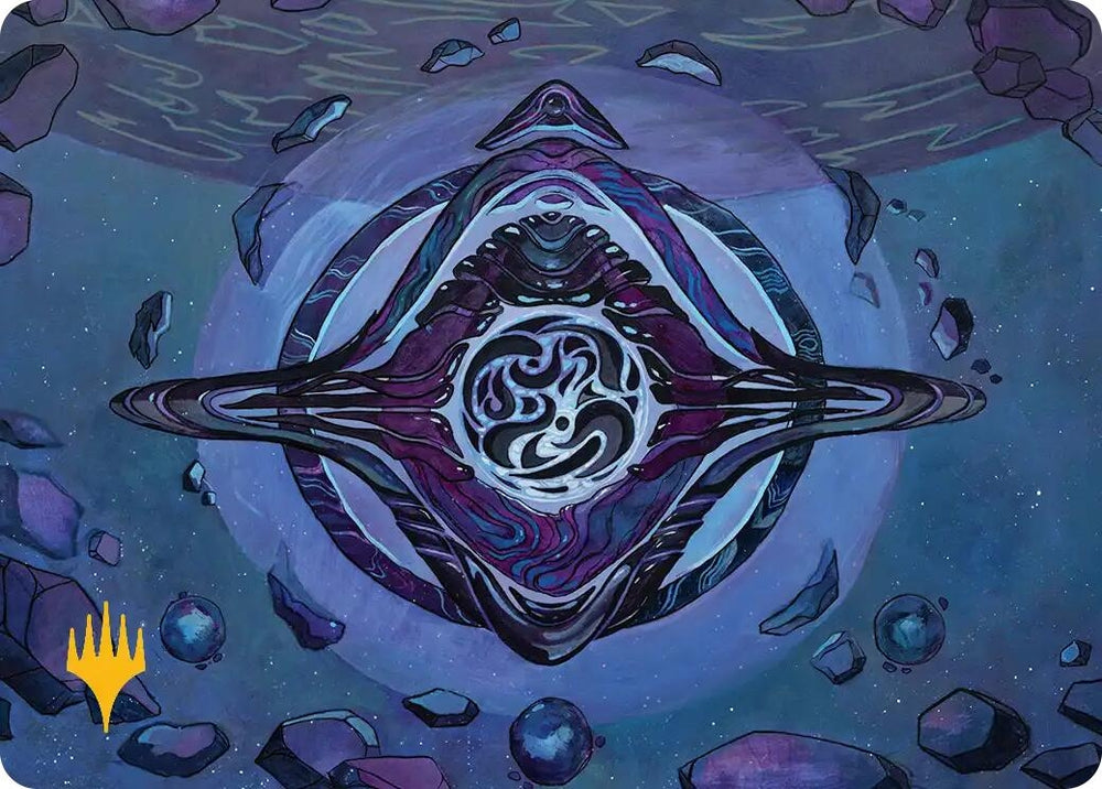 Image for Archenemy's Charm Art Card (Gold-Stamped Planeswalker Symbol) (11) (Art Series: Edge of Eternities) (ASEOE) - Magic: The Gathering