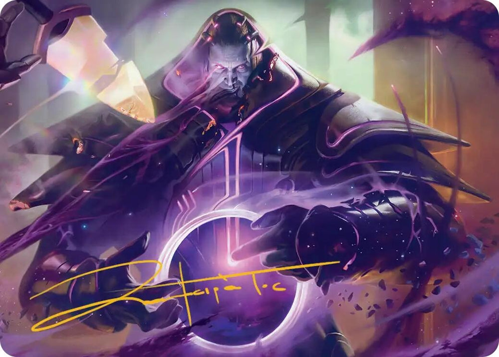 Image for Embrace Oblivion Art Card (Gold-Stamped Signature) (13) (Art Series: Edge of Eternities) (ASEOE) - Magic: The Gathering