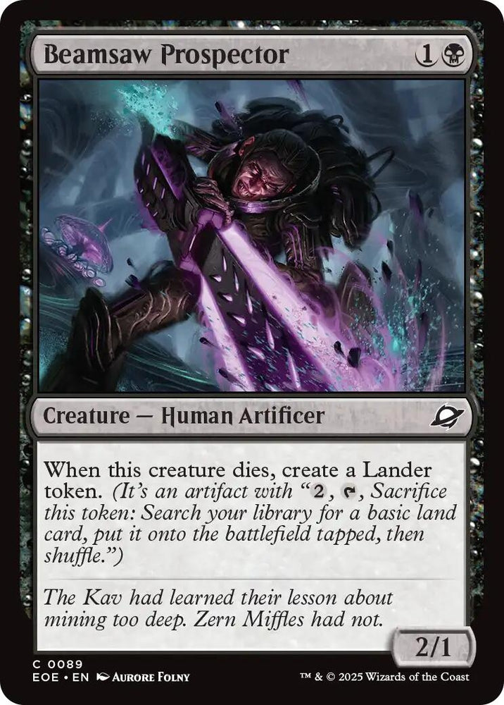 Image for Beamsaw Prospector (89) (Edge of Eternities) - Magic: The Gathering