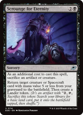 Image for Scrounge for Eternity (114) (Edge of Eternities) - Magic: The Gathering