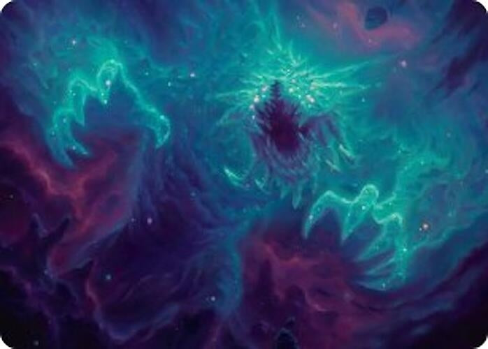 Image for Cosmogoyf Art Card (24) (Art Series: Edge of Eternities) (ASEOE) - Magic: The Gathering