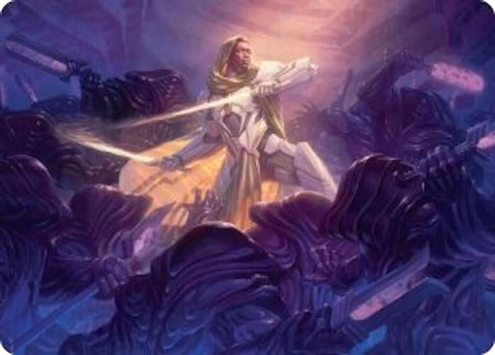 Image for Syr Vondam, Sunstar Exemplar Art Card (25) (Art Series: Edge of Eternities) (ASEOE) - Magic: The Gathering