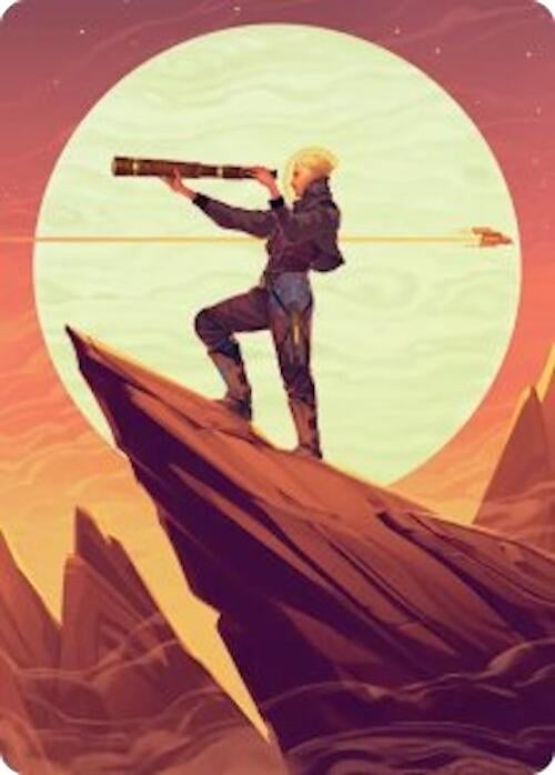 Image for Sami, Wildcat Captain Art Card (37) (Art Series: Edge of Eternities) (ASEOE) - Magic: The Gathering