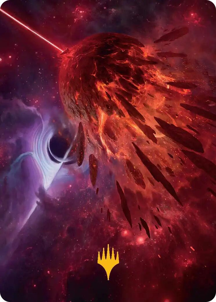 Image for Kavaron, Memorial World Art Card (Gold-Stamped Planeswalker Symbol) (31) (Art Series: Edge of Eternities) (ASEOE) - Magic: The Gathering