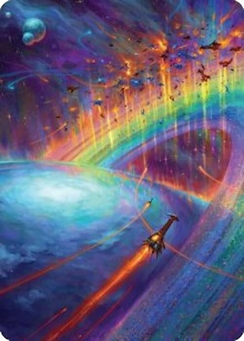Image for Cascading Cataracts Art Card (43/54) (43) (Art Series: Edge of Eternities) (ASEOE) - Magic: The Gathering