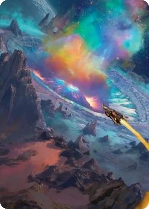 Image for Meteor Crater Art Card (45) (Art Series: Edge of Eternities) (ASEOE) - Magic: The Gathering