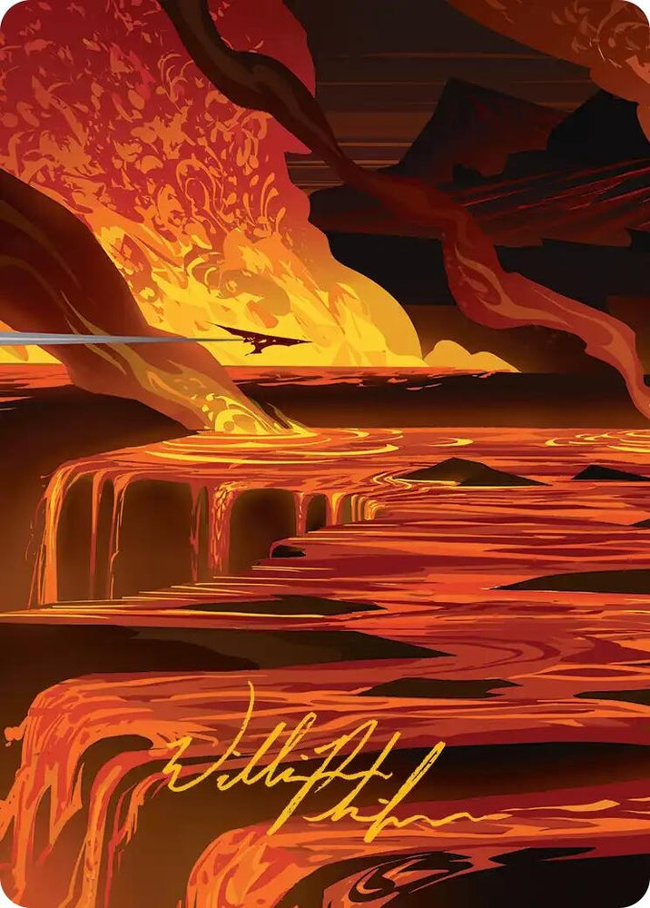 Image for Blast Zone Art Card (Gold-Stamped Signature) (48) (Art Series: Edge of Eternities) (ASEOE) - Magic: The Gathering