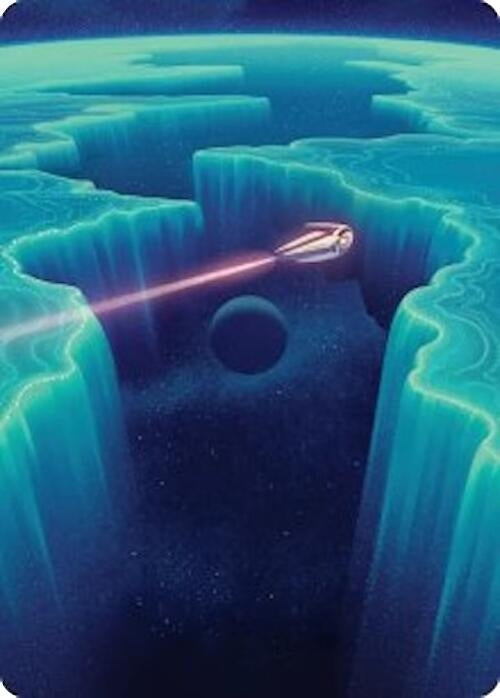 Image for Cascading Cataracts Art Card (50/54) (50) (Art Series: Edge of Eternities) (ASEOE) - Magic: The Gathering