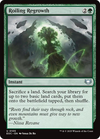 Image for Roiling Regrowth (105) (Commander: Edge of Eternities) - Magic: The Gathering