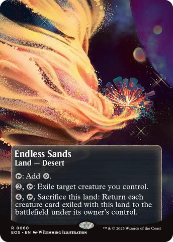 Image for Endless Sands (0060) (Borderless) (Galaxy Foil) (60) (Edge of Eternities: Stellar Sights) - Magic: The Gathering