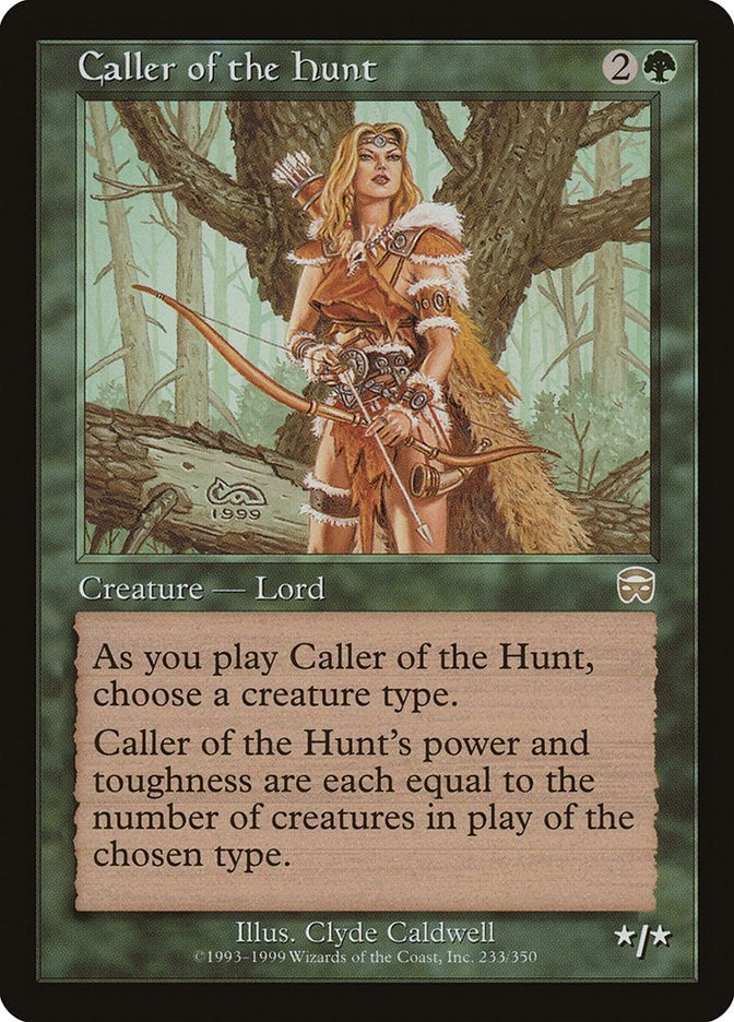 Image for Caller of the Hunt (233) [Mercadian Masques]