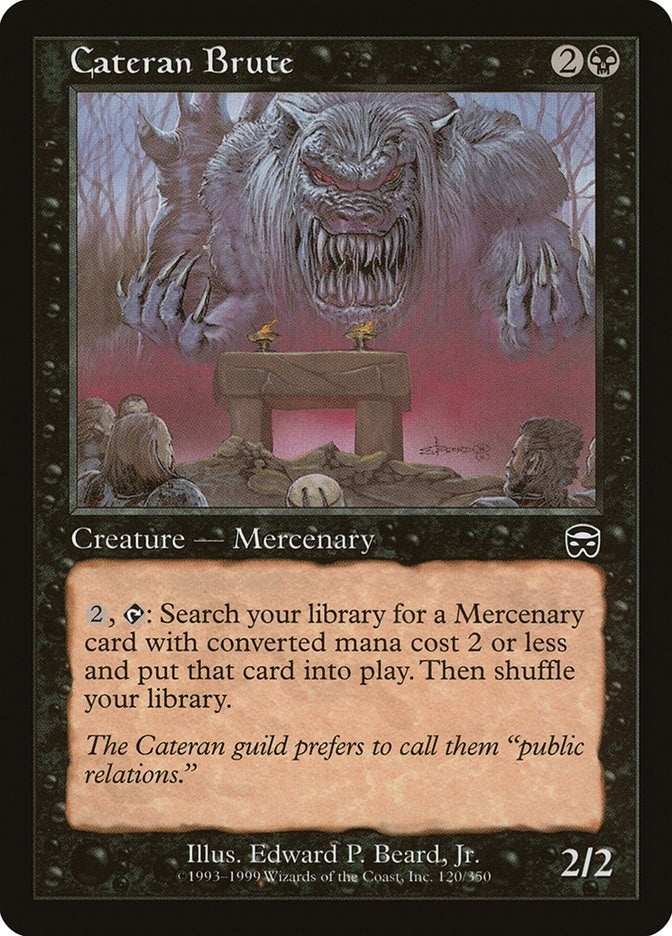 Image for Cateran Brute (120) [Mercadian Masques]