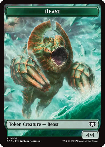 Image for Beast (0006) // Pest Double-Sided Token (6 // 9) (Commander: Edge of Eternities) - Magic: The Gathering