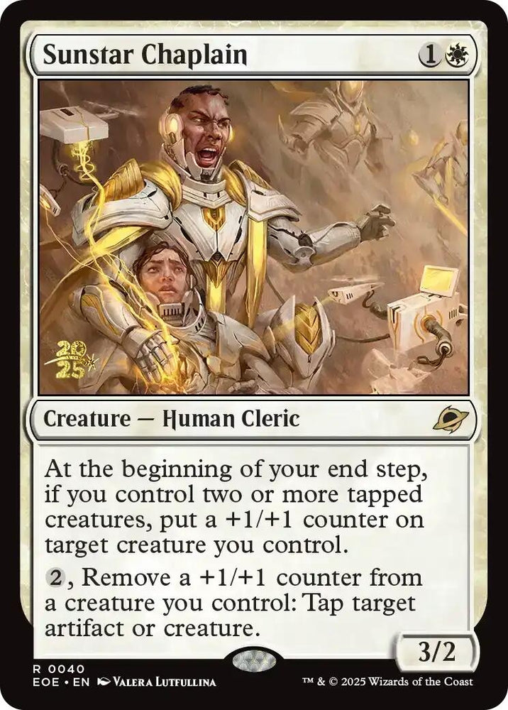 Image for Sunstar Chaplain (40) (Prerelease Cards) - Magic: The Gathering