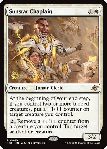 Image for Sunstar Chaplain (40) (Prerelease Cards) - Magic: The Gathering
