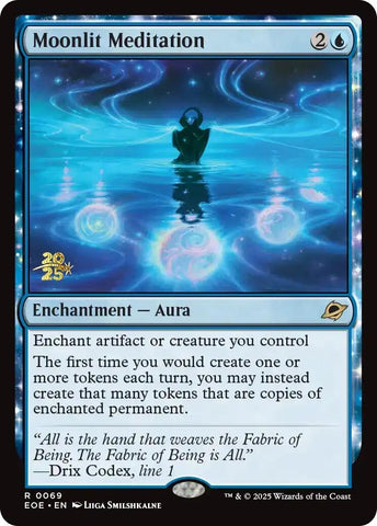 Image for Moonlit Meditation (69) (Prerelease Cards) - Magic: The Gathering