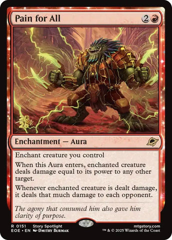 Image for Pain for All (151) (Prerelease Cards) - Magic: The Gathering