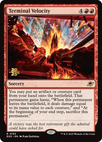 Image for Terminal Velocity (163) (Prerelease Cards) - Magic: The Gathering