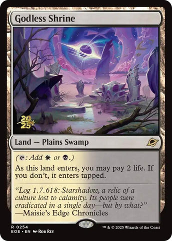 Image for Godless Shrine (254) (Prerelease Cards) - Magic: The Gathering