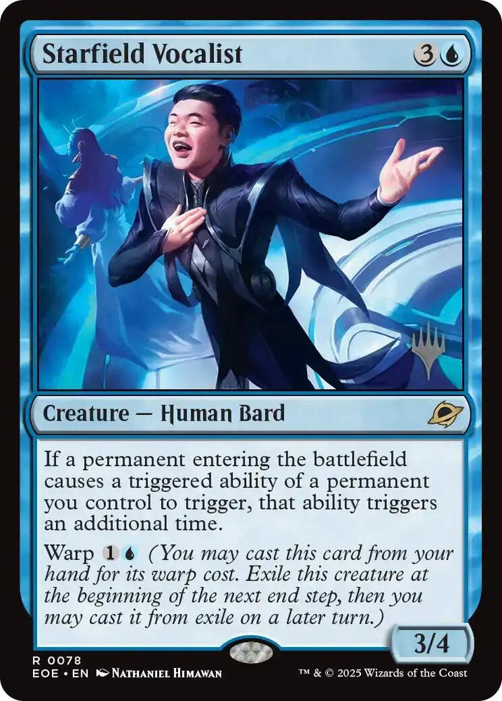 Image for Starfield Vocalist (78) (Promo Pack: Edge of Eternities) - Magic: The Gathering