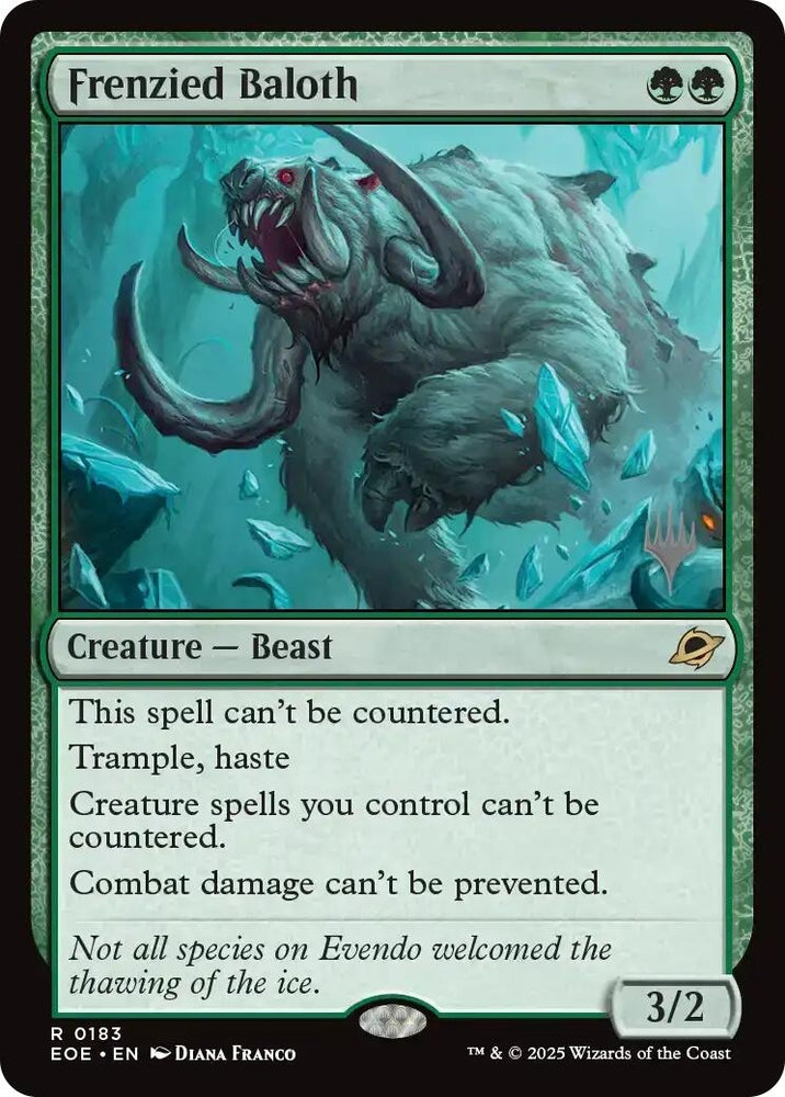 Image for Frenzied Baloth (183) (Promo Pack: Edge of Eternities) - Magic: The Gathering