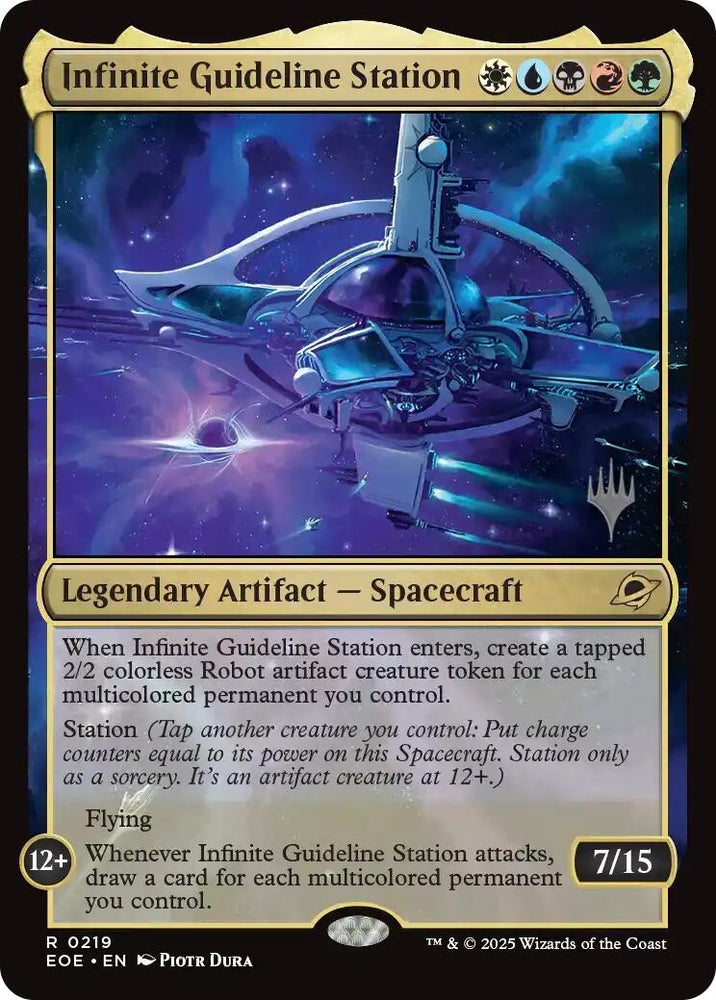 Image for Infinite Guideline Station (219) (Promo Pack: Edge of Eternities) (PPEOE) - Magic: The Gathering