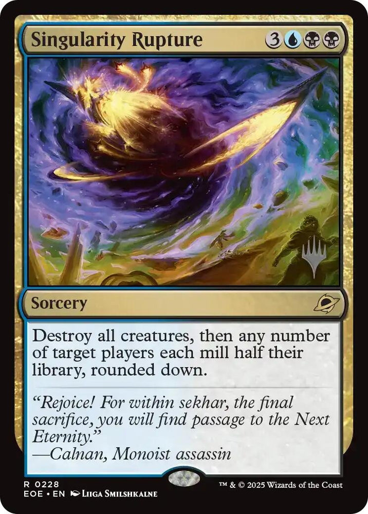 Image for Singularity Rupture (228) (Promo Pack: Edge of Eternities) - Magic: The Gathering