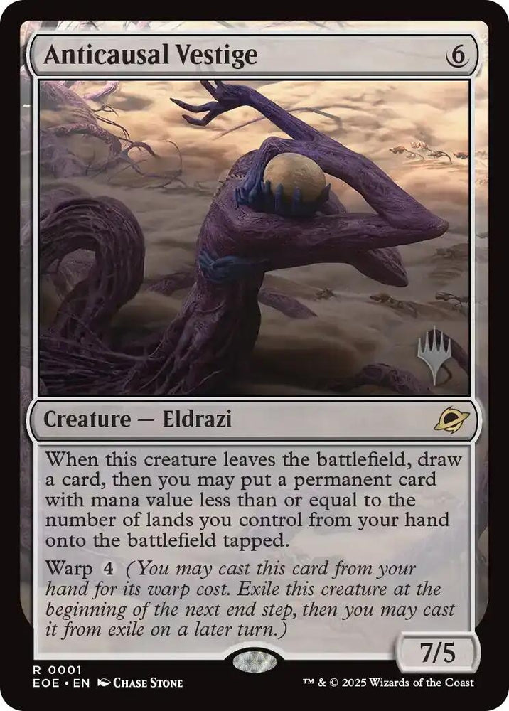 Image for Anticausal Vestige (1) (Promo Pack: Edge of Eternities) (PPEOE) - Magic: The Gathering