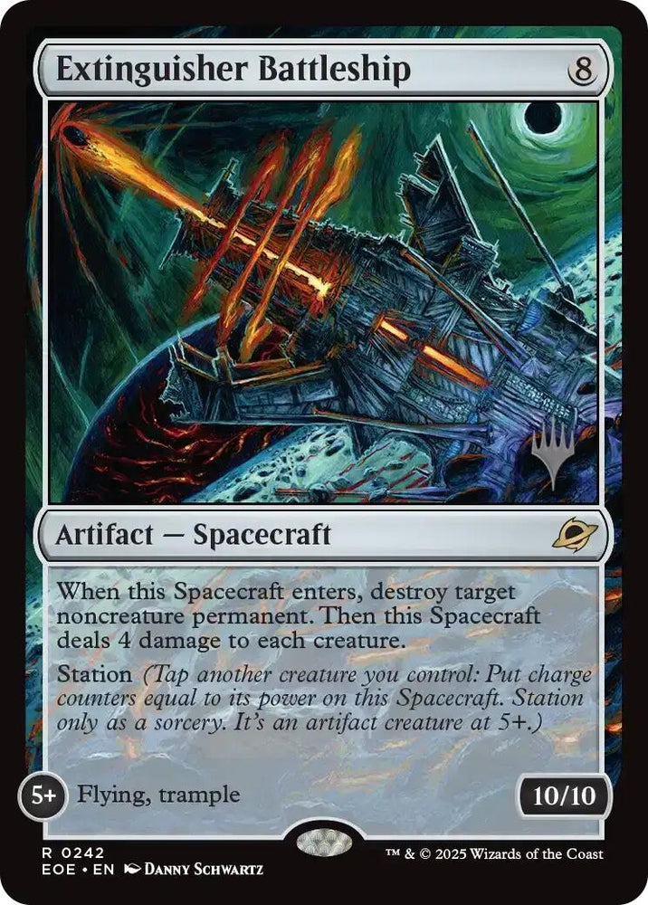 Image for Extinguisher Battleship (242) (Promo Pack: Edge of Eternities) (PPEOE) - Magic: The Gathering