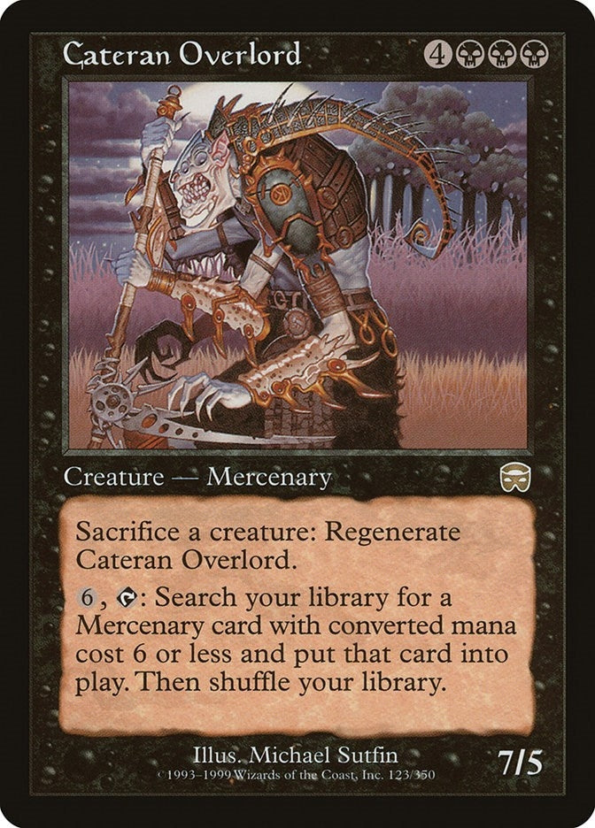 Image for Cateran Overlord (123) [Mercadian Masques]