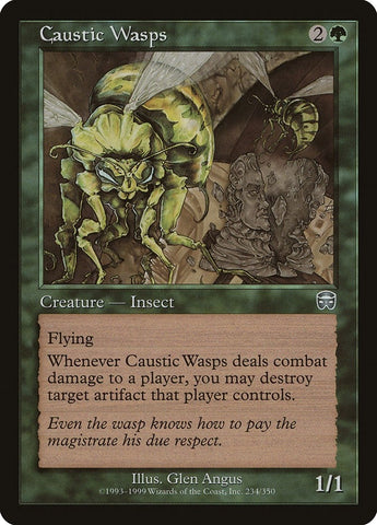 Image for Caustic Wasps (234) [Mercadian Masques]