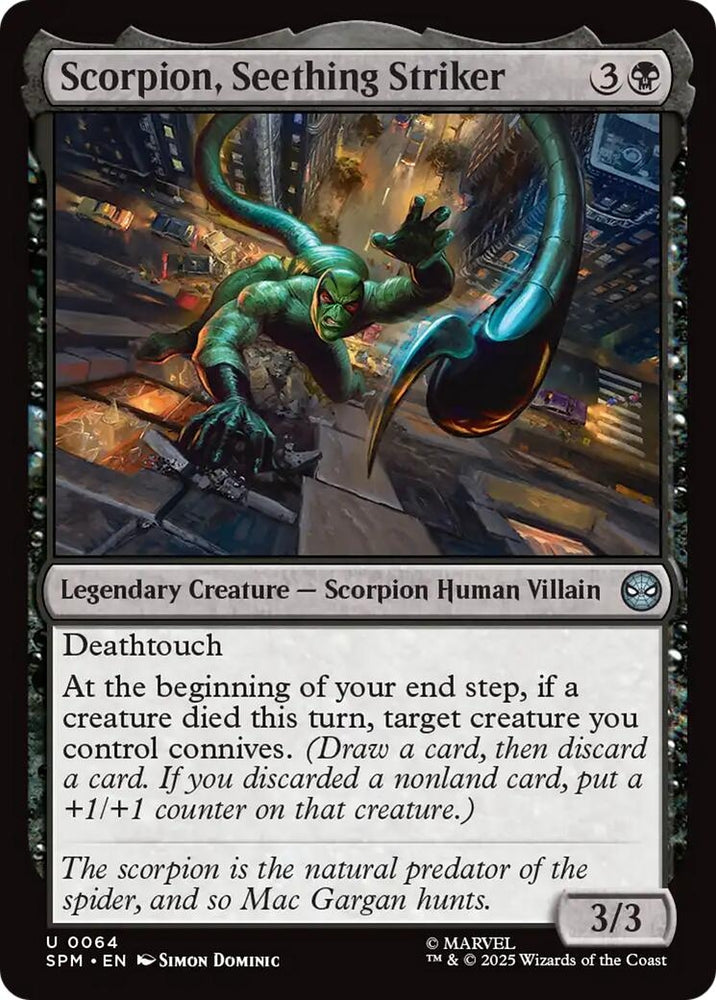 Image for Scorpion, Seething Striker (64) - Magic: The Gathering