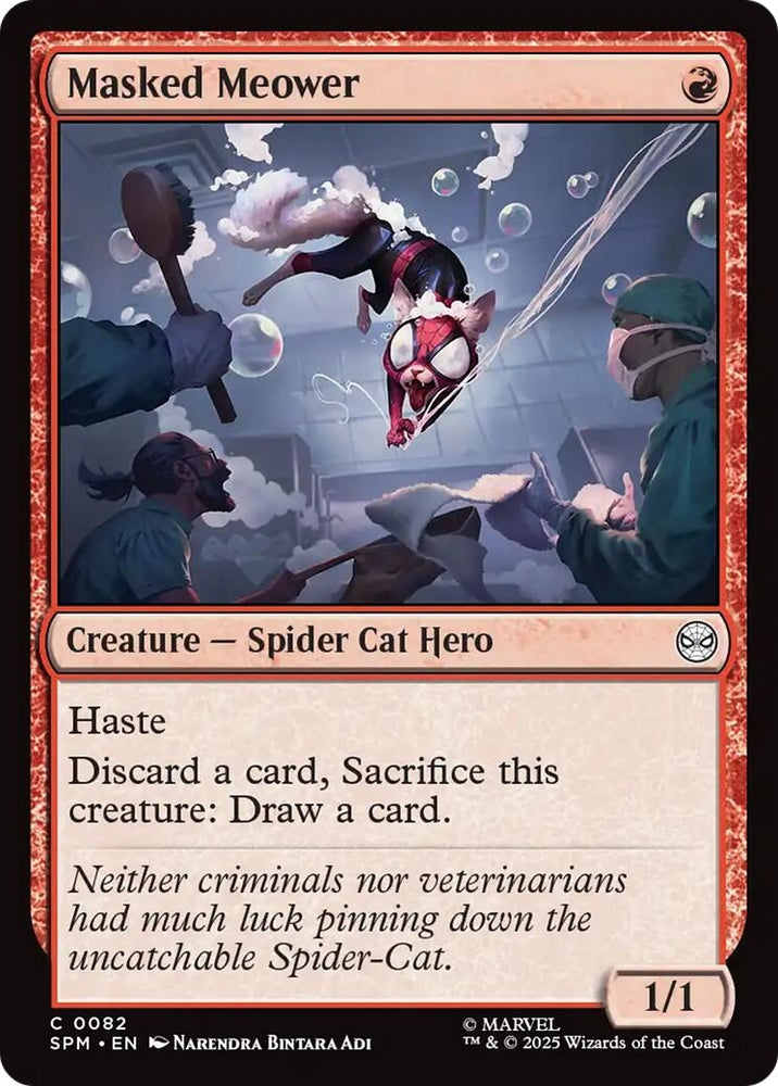 Image for Masked Meower (82) (Marvel's Spider-Man) - Magic: The Gathering