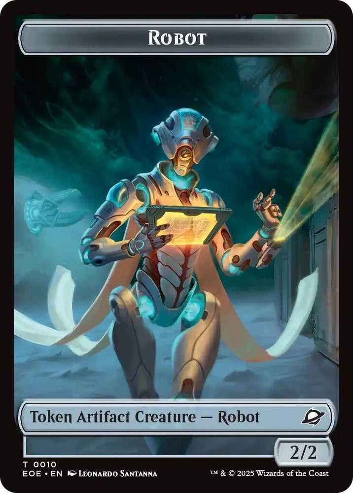 Image for Robot // Lander (0005) Double-Sided Token (10 // 5) (Edge of Eternities) - Magic: The Gathering