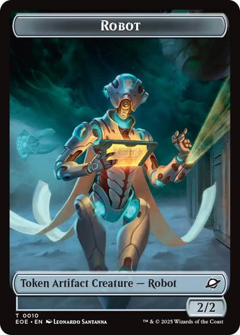 Image for Robot // Lander (0005) Double-Sided Token (10 // 5) (Edge of Eternities) - Magic: The Gathering