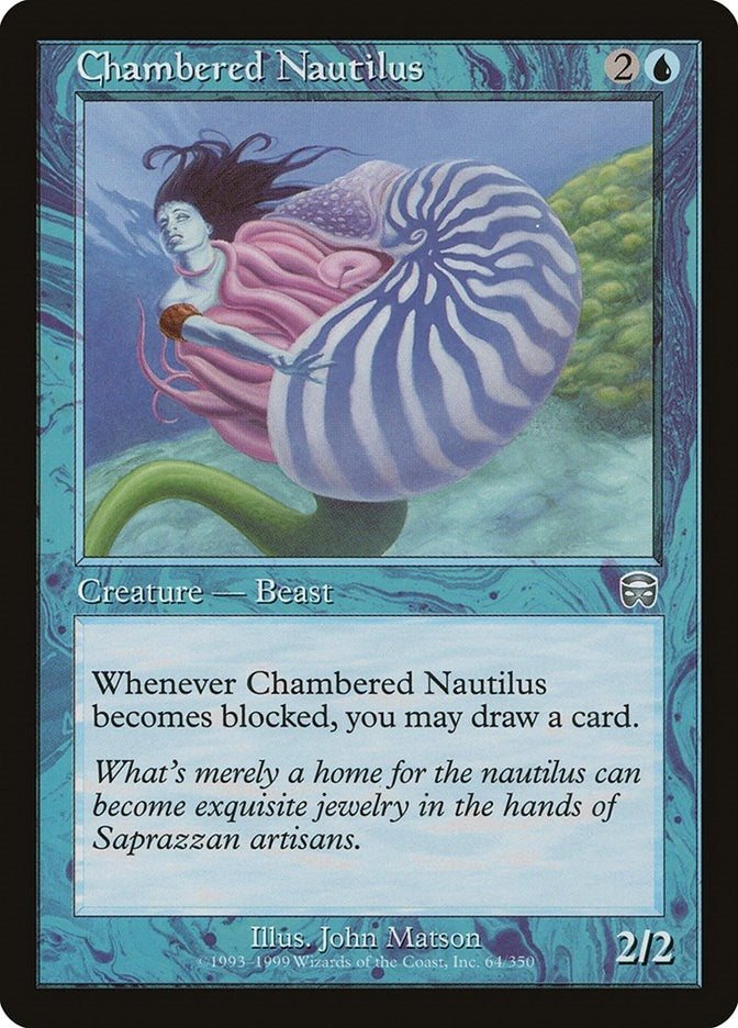 Image for Chambered Nautilus (64) [Mercadian Masques]