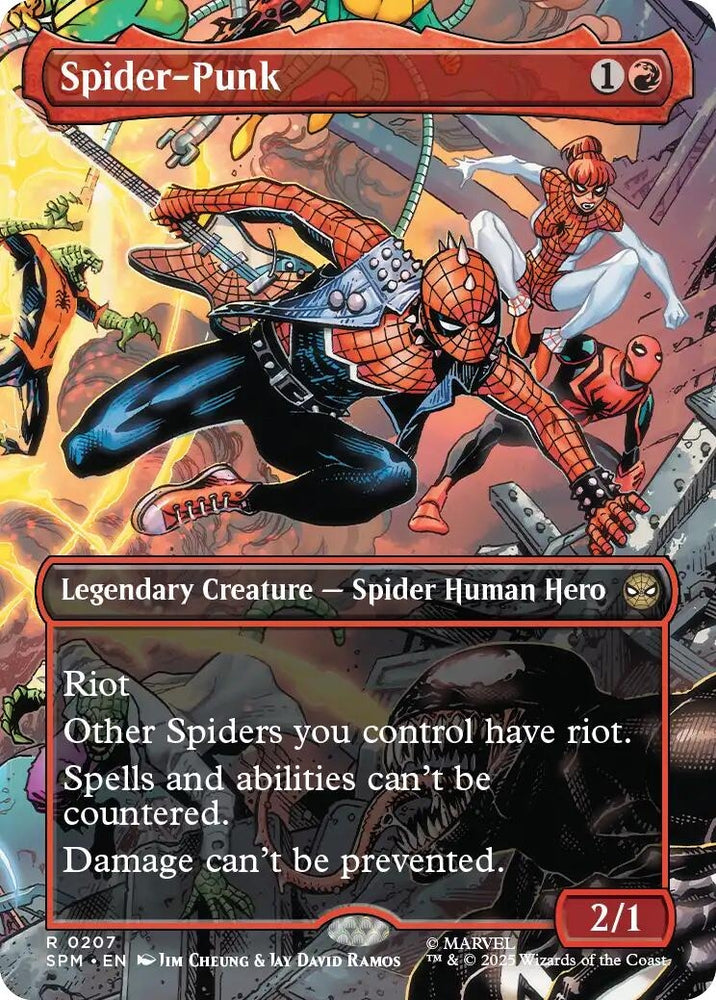 Image for Spider-Punk (0207) (Borderless) (207) - Magic: The Gathering
