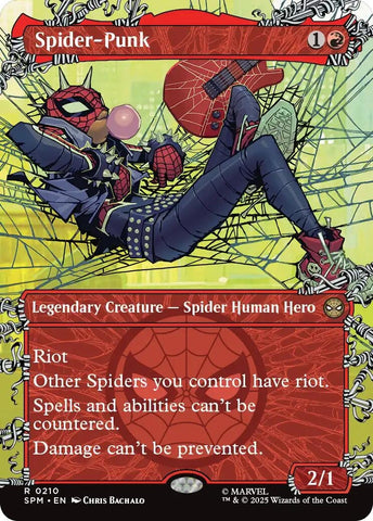 Image for Spider-Punk (0210) (Borderless) (210) (Marvel's Spider-Man) - Magic: The Gathering