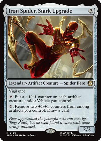 Image for Iron Spider, Stark Upgrade (166) (Marvel's Spider-Man) - Magic: The Gathering