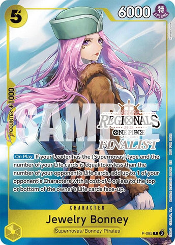 Image for Jewelry Bonney (Offline Regional Finalist Card Set 2025 Vol.2) (P-085) - One Piece Card Game
