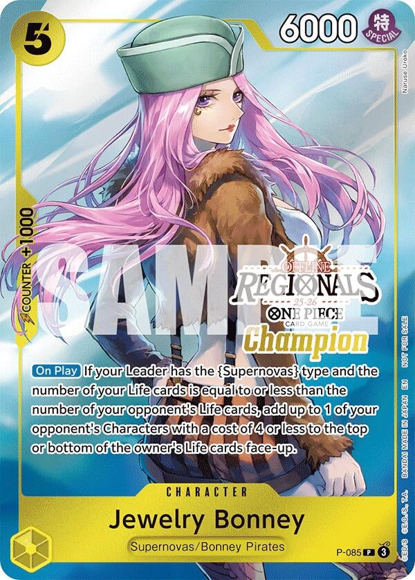Image for Jewelry Bonney (Offline Regional Champion Card Set 2025 Vol.2) (P-085) - One Piece Card Game