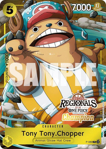 Image for Tony Tony.Chopper (Offline Regional Champion Card Set 2025 Vol.2) (P-089) - One Piece Card Game