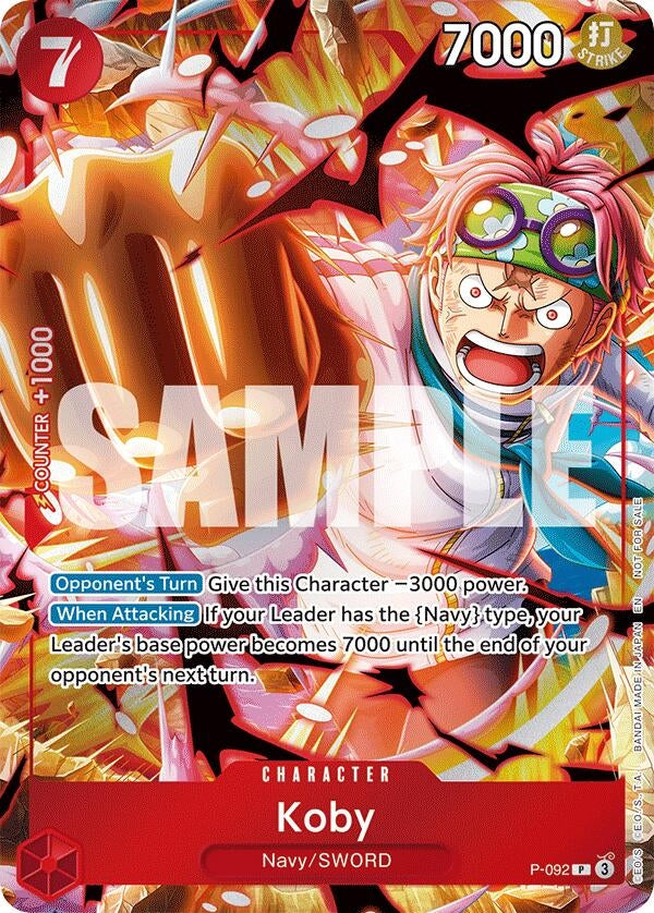 Image for Koby (Event Pack Vol. 7) (P-092) - One Piece Card Game