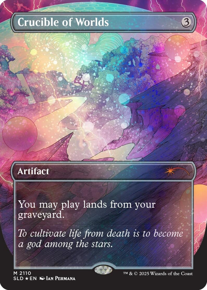 Image for Crucible of Worlds (Galaxy Foil) (2110) - Magic: The Gathering