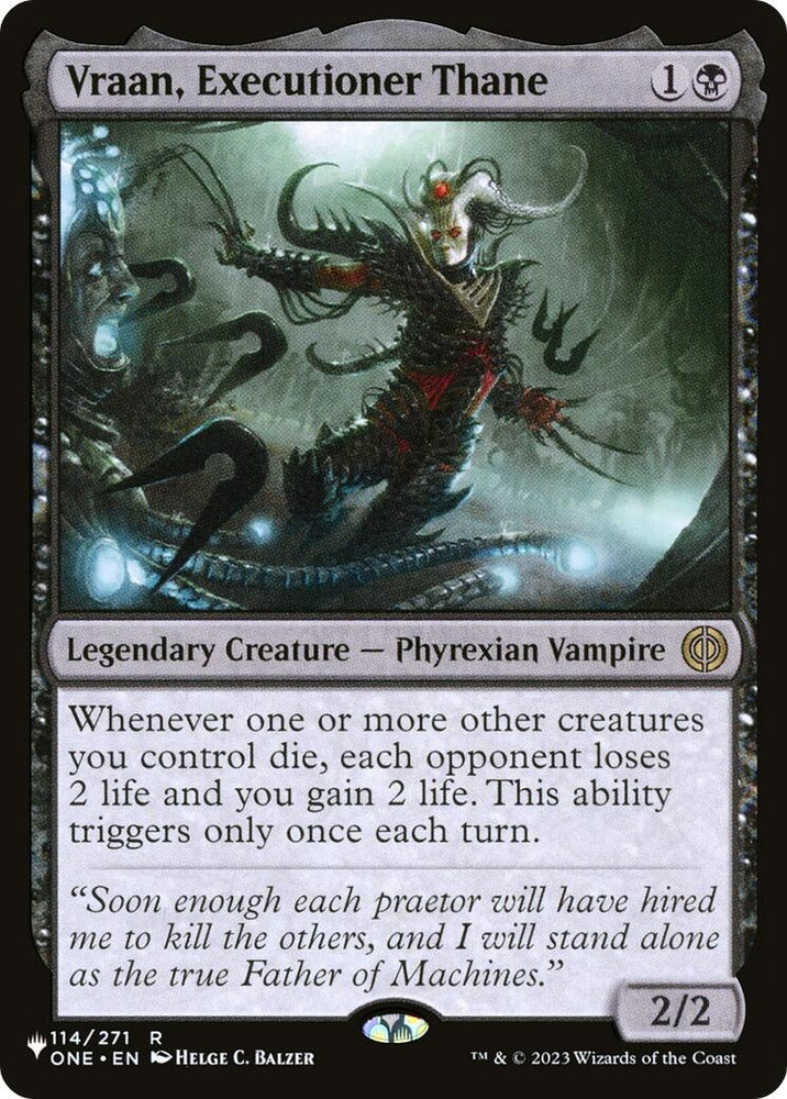 Image for Vraan, Executioner Thane (114) (The List Reprints) - Magic: The Gathering