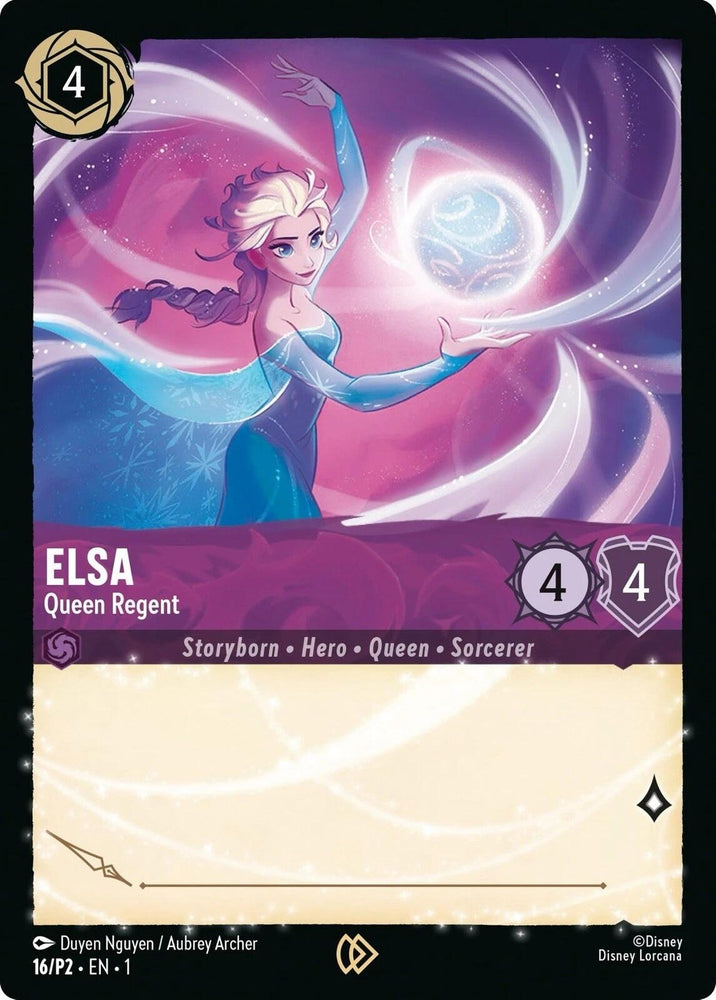 Image for Elsa - Queen Regent (16/P2) (Disney Lorcana Promo Cards) - Disney Lorcana