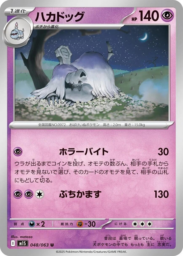 Image for Houndstone (048/063) (m1S: Mega Symphonia) - Pokemon Japan