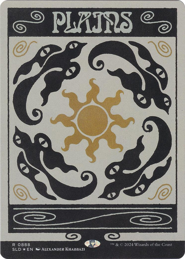 Image for Plains (0888) (Rainbow Foil) (888) - Magic: The Gathering