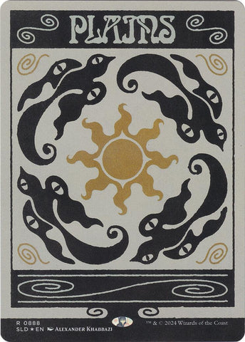 Image for Plains (0888) (Rainbow Foil) (888) - Magic: The Gathering