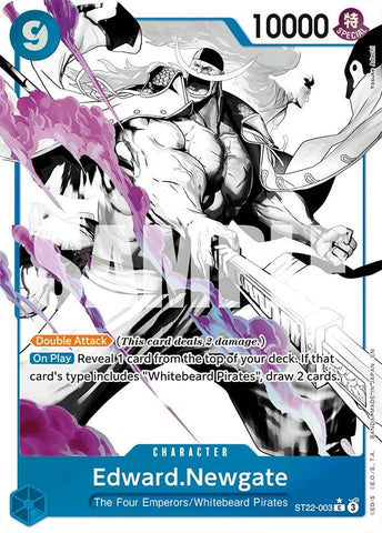 Image for Edward.Newgate (Parallel) (ST22-003) - One Piece Card Game